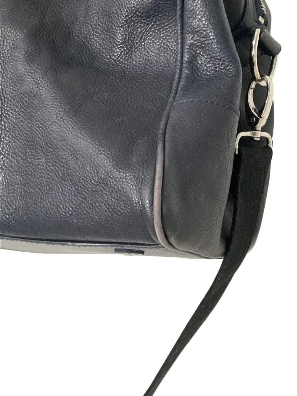 Cole Haan Pebble Duffle Bag in Navy Blue Mens Travel Tote Luggage